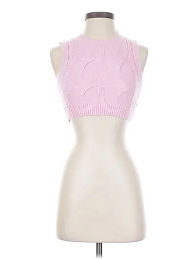 Pre-owned Shein Sweater Vest In Pink