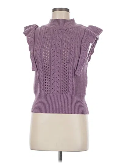 Pre-owned Shein Sweater Vest In Purple