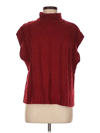Pre-owned Shein Sweater Vest In Red