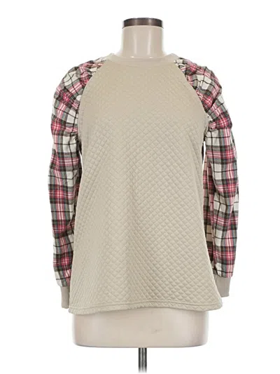 Pre-owned Shein Sweater Vest In Tan