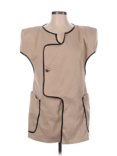 Pre-owned Shein Sweater Vest In Tan