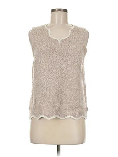Pre-owned Shein Sweater Vest In Tan