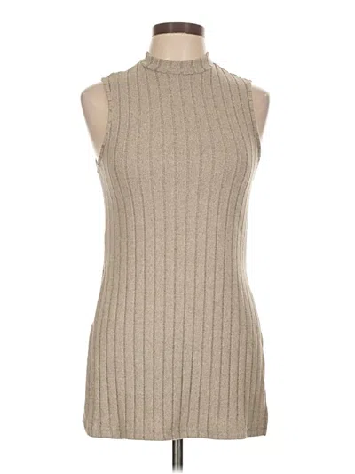 Pre-owned Shein Sweater Vest In Tan