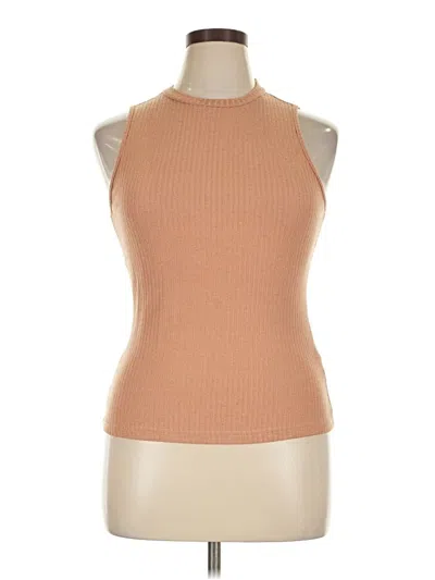 Pre-owned Shein Sweater Vest In Tan
