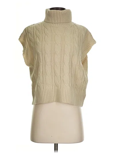 Pre-owned Shein Sweater Vest In Tan