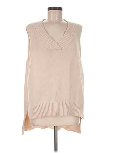 Pre-owned Shein Sweater Vest In Tan