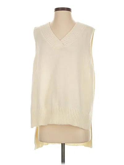 Pre-owned Shein Sweater Vest In White