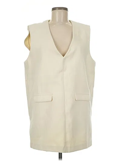 Pre-owned Shein Sweater Vest In White