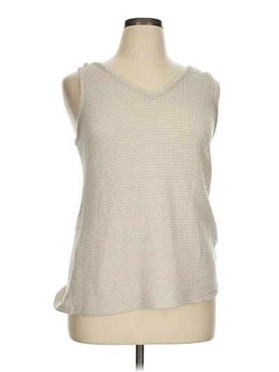 Pre-owned Shein Sweater Vest In White