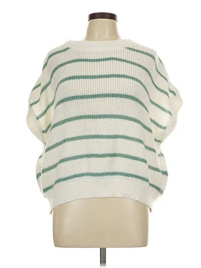 Pre-owned Shein Sweater Vest In White