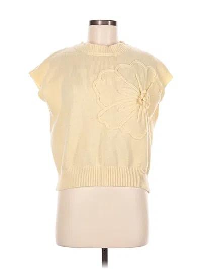 Pre-owned Shein Sweater Vest In Yellow