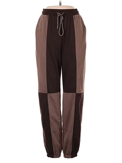 Pre-owned Shein Sweatpants In Brown