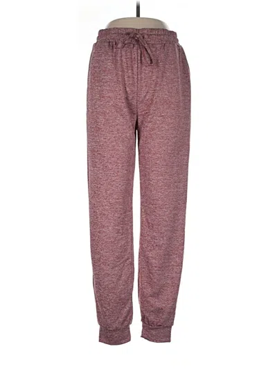 Pre-owned Shein Sweatpants In Burgundy