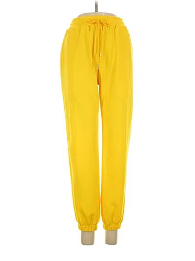 Pre-owned Shein Sweatpants In Yellow