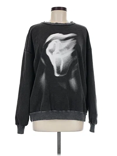 Pre-owned Shein Sweatshirt In Black