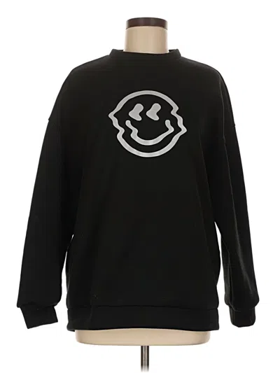 Pre-owned Shein Sweatshirt In Black