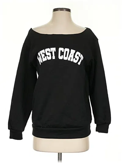 Pre-owned Shein Sweatshirt In Black