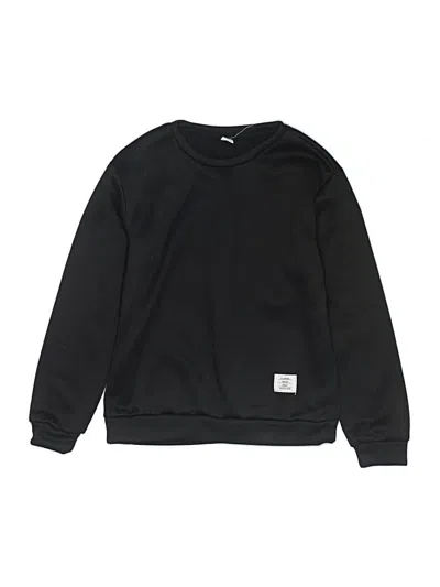 Pre-owned Shein Kids' Sweatshirt In Black