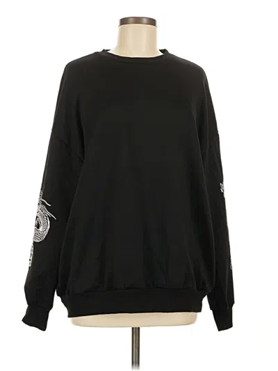 Pre-owned Shein Sweatshirt In Black