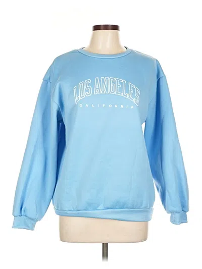 Pre-owned Shein Sweatshirt In Blue