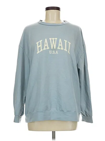 Pre-owned Shein Sweatshirt In Blue