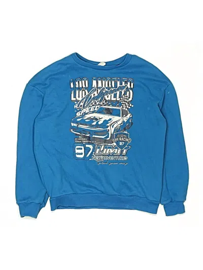 Pre-owned Shein Kids' Sweatshirt In Blue