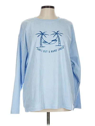Pre-owned Shein Sweatshirt In Blue