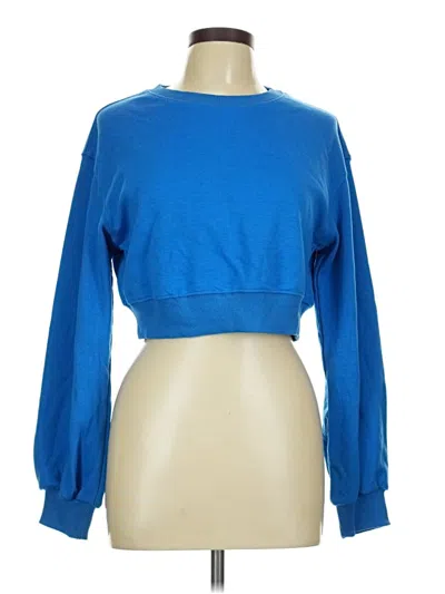 Pre-owned Shein Sweatshirt In Blue
