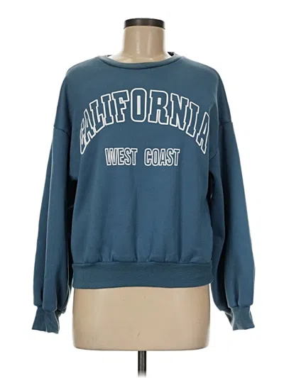 Pre-owned Shein Sweatshirt In Blue