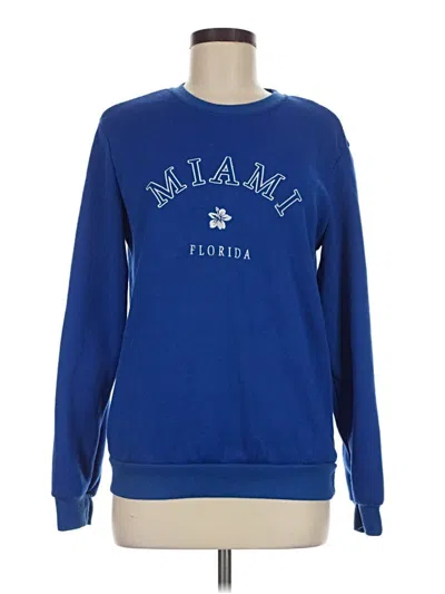 Pre-owned Shein Sweatshirt In Blue