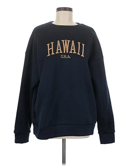 Pre-owned Shein Sweatshirt In Blue
