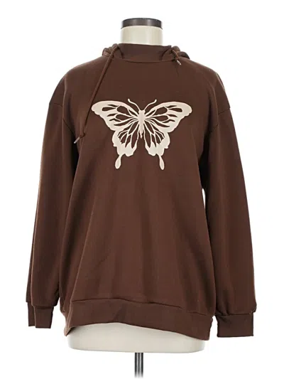 Pre-owned Shein Sweatshirt In Brown