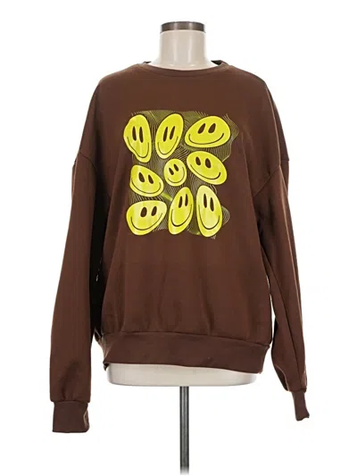 Pre-owned Shein Sweatshirt In Brown