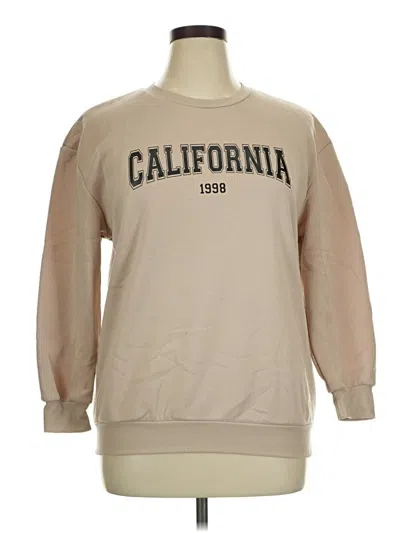 Pre-owned Shein Sweatshirt In Brown