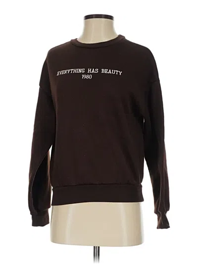 Pre-owned Shein Sweatshirt In Brown