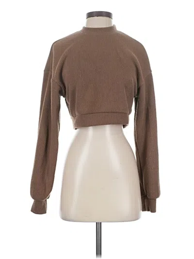 Pre-owned Shein Sweatshirt In Brown