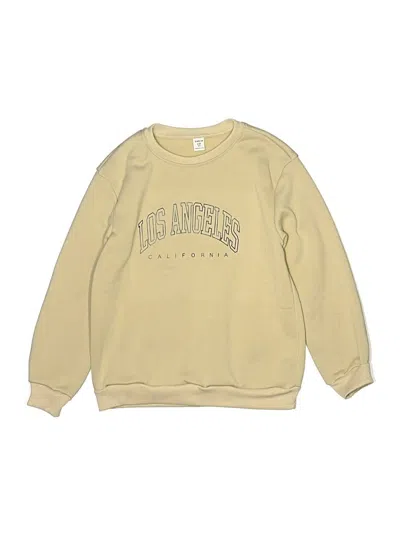 Pre-owned Shein Kids' Sweatshirt In Gold
