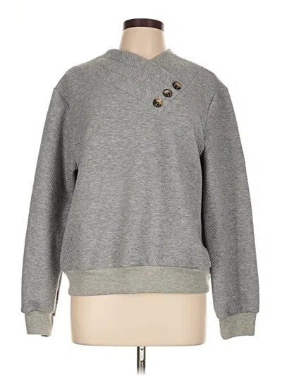 Pre-owned Shein Sweatshirt In Gray