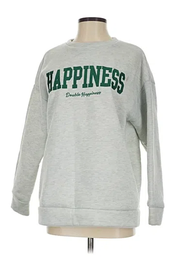 Pre-owned Shein Sweatshirt In Gray