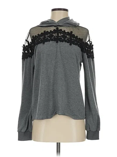Pre-owned Shein Sweatshirt In Gray