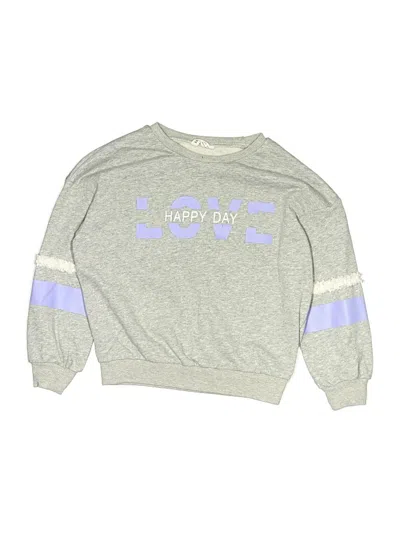 Pre-owned Shein Kids' Sweatshirt In Gray