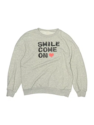 Pre-owned Shein Kids' Sweatshirt In Gray