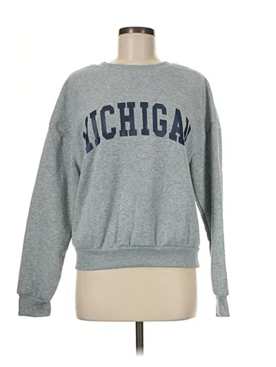 Pre-owned Shein Sweatshirt In Gray