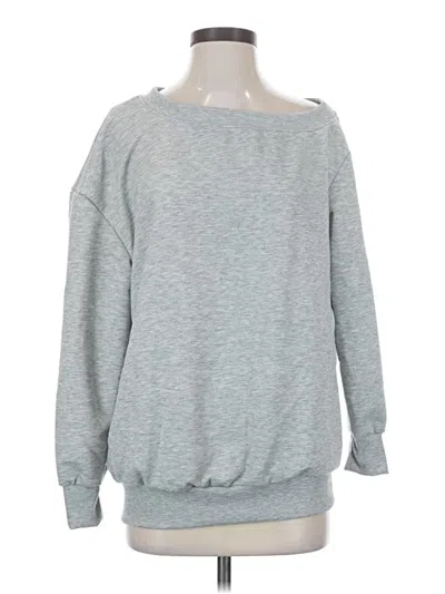 Pre-owned Shein Sweatshirt In Gray