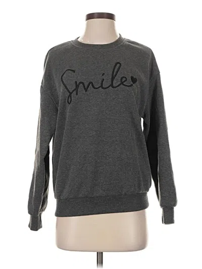 Pre-owned Shein Sweatshirt In Gray