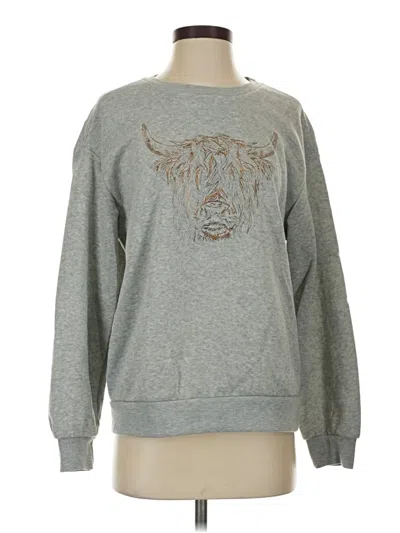 Pre-owned Shein Sweatshirt In Gray