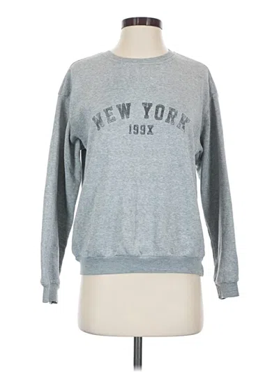 Pre-owned Shein Sweatshirt In Gray