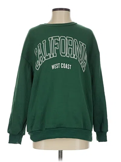 Pre-owned Shein Sweatshirt In Green