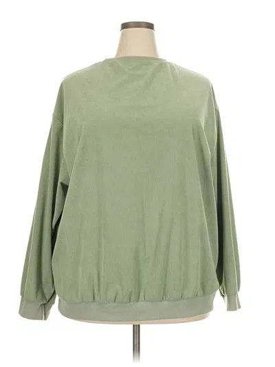 Pre-owned Shein Sweatshirt In Green