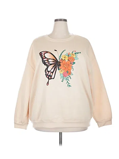 Pre-owned Shein Sweatshirt In Ivory